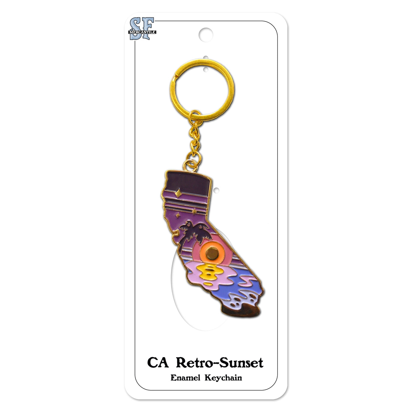 SF Mercantile Enamel Keychains