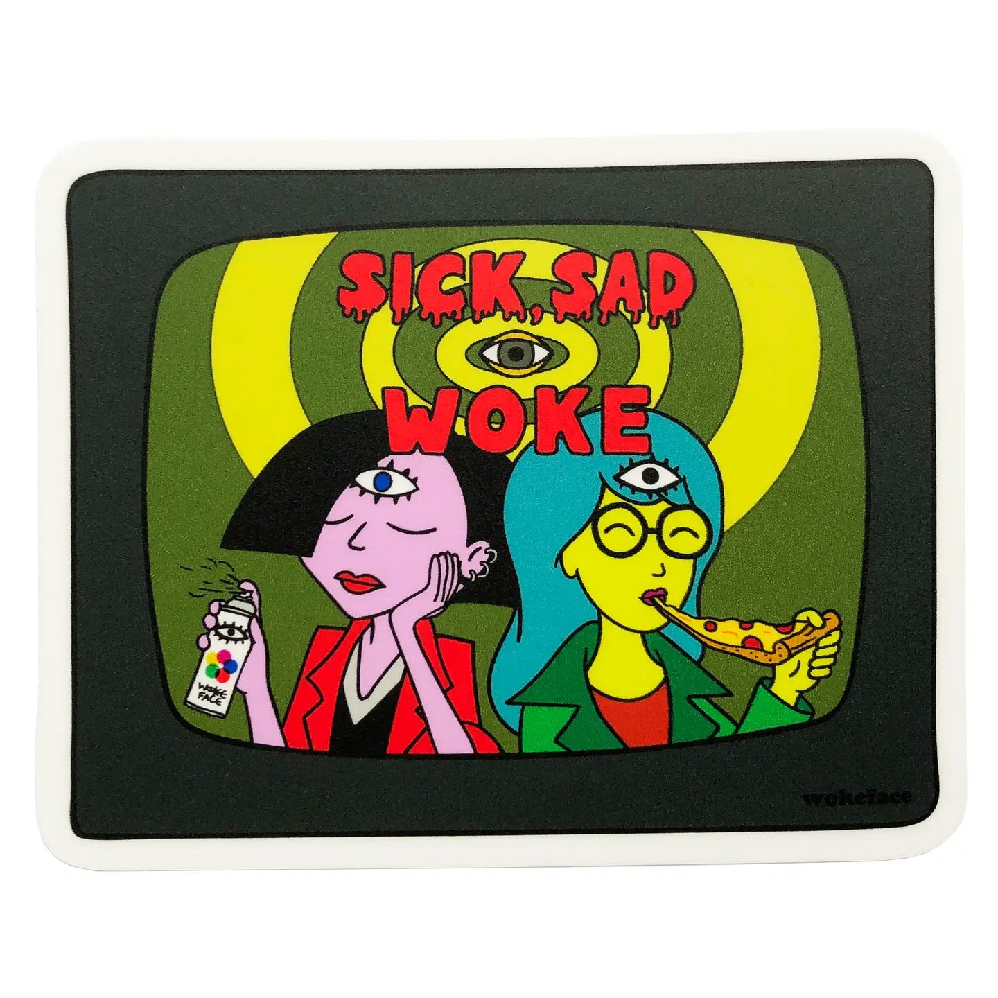 Wokeface Stickers