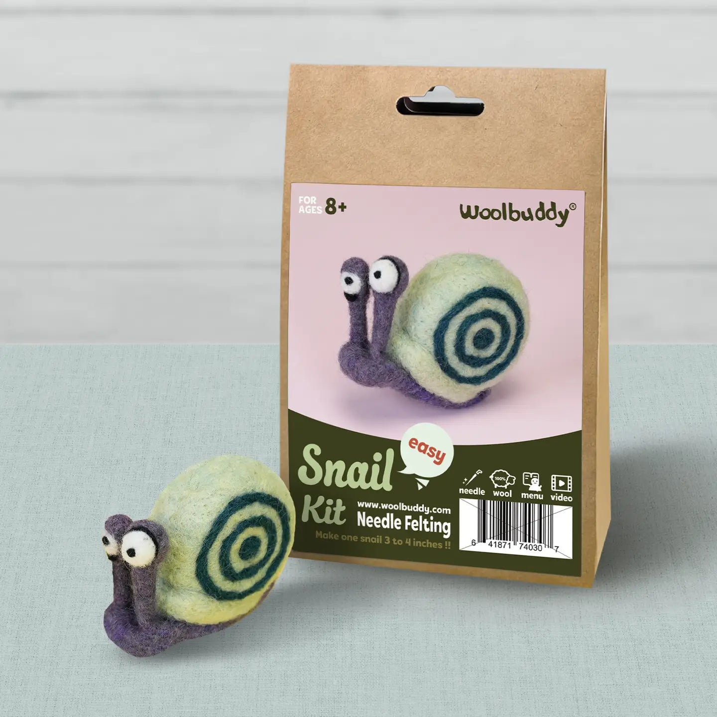 Woolbuddy Mini Needle Felting Kits (Beginner & Intermediate)