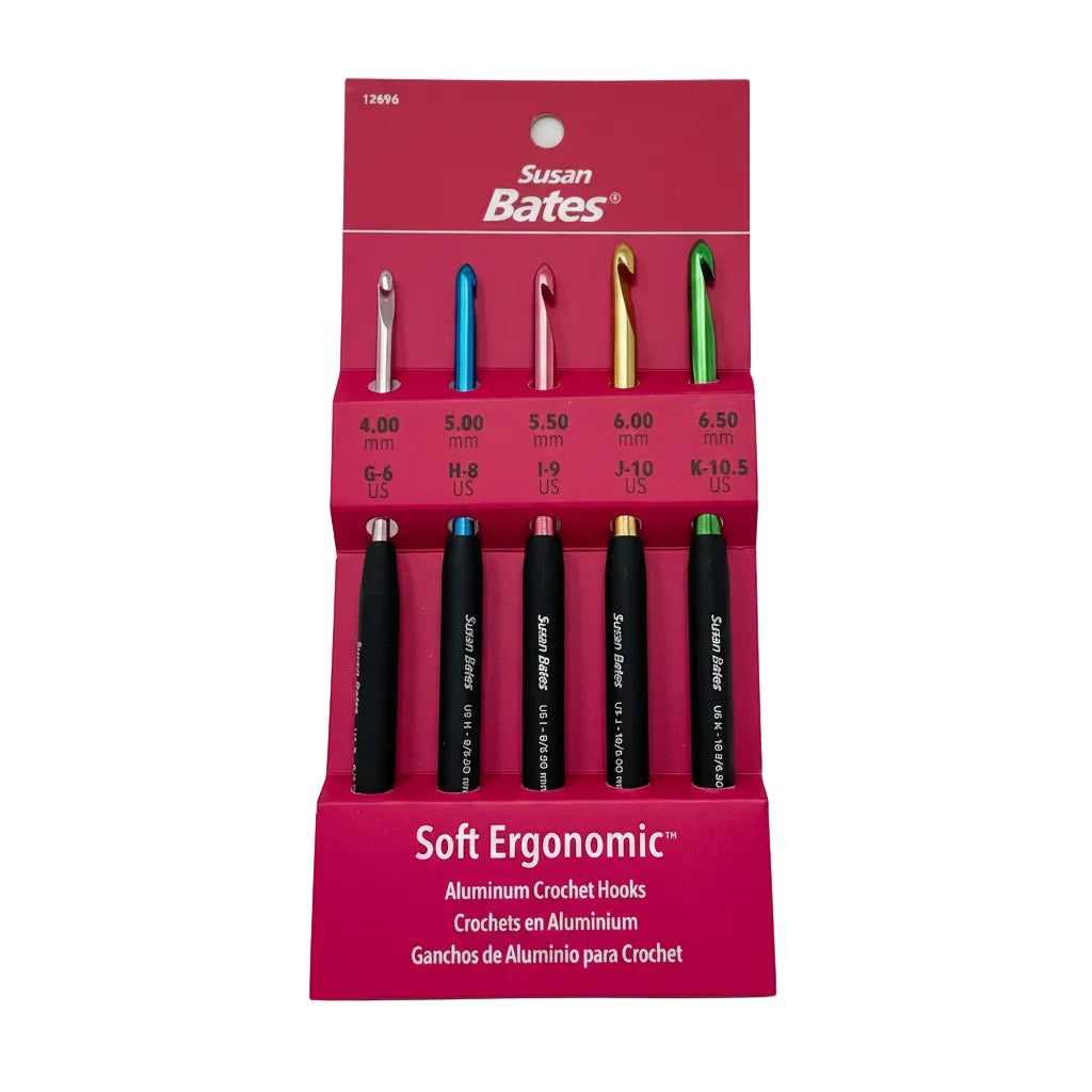 Soft Ergonomic Crochet Hook Set