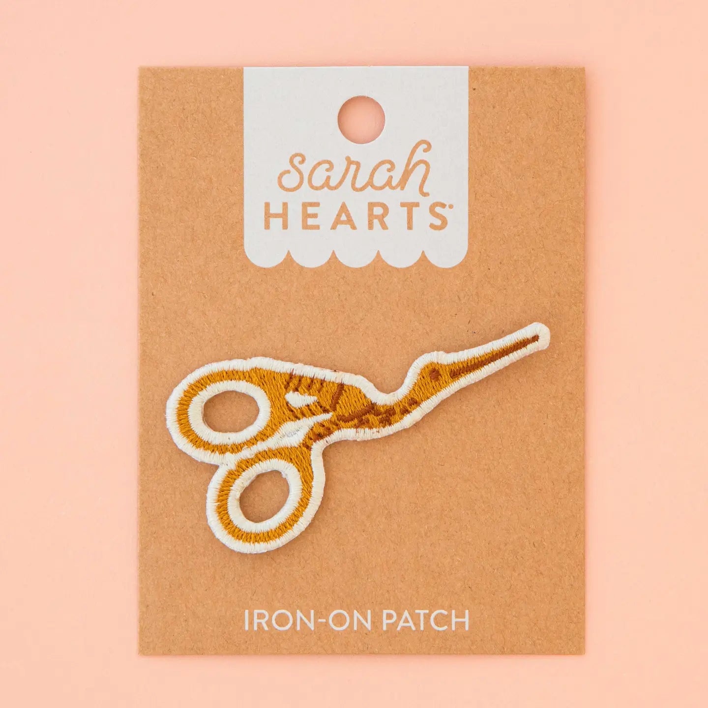 Sarah Hearts Iron-On Patch