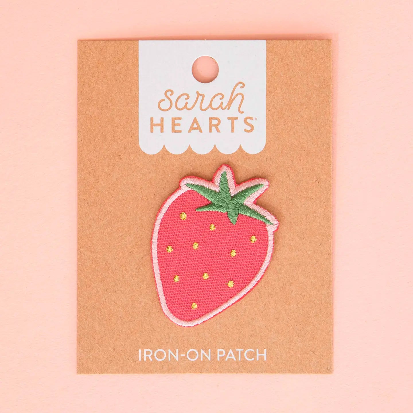 Sarah Hearts Iron-On Patch