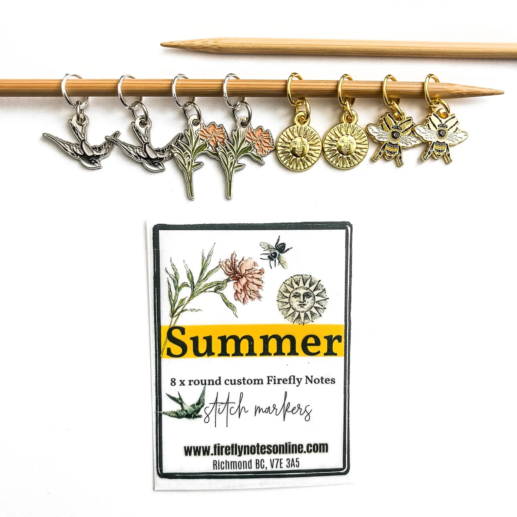 Firefly Notes Summer Stitch Markers