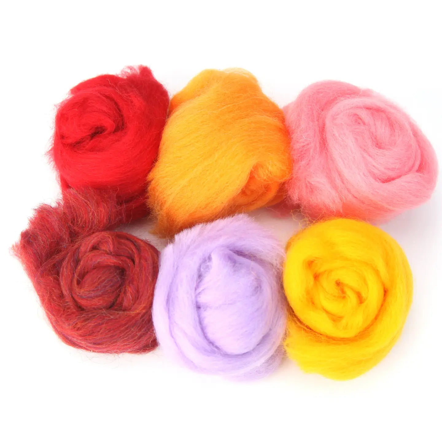 Woolbuddy Color Wool Fiber Packs