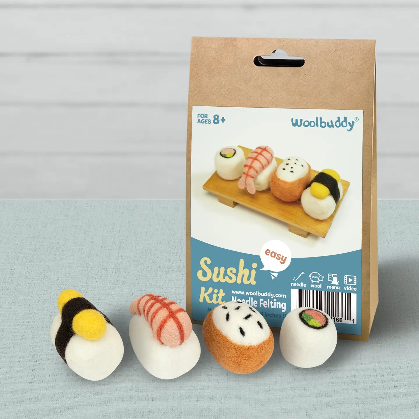 Woolbuddy Mini Needle Felting Kits (Beginner & Intermediate)