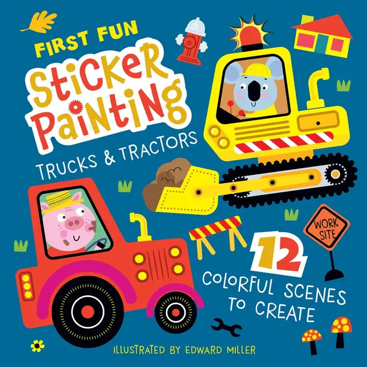 First Fun Sticker Painting Books