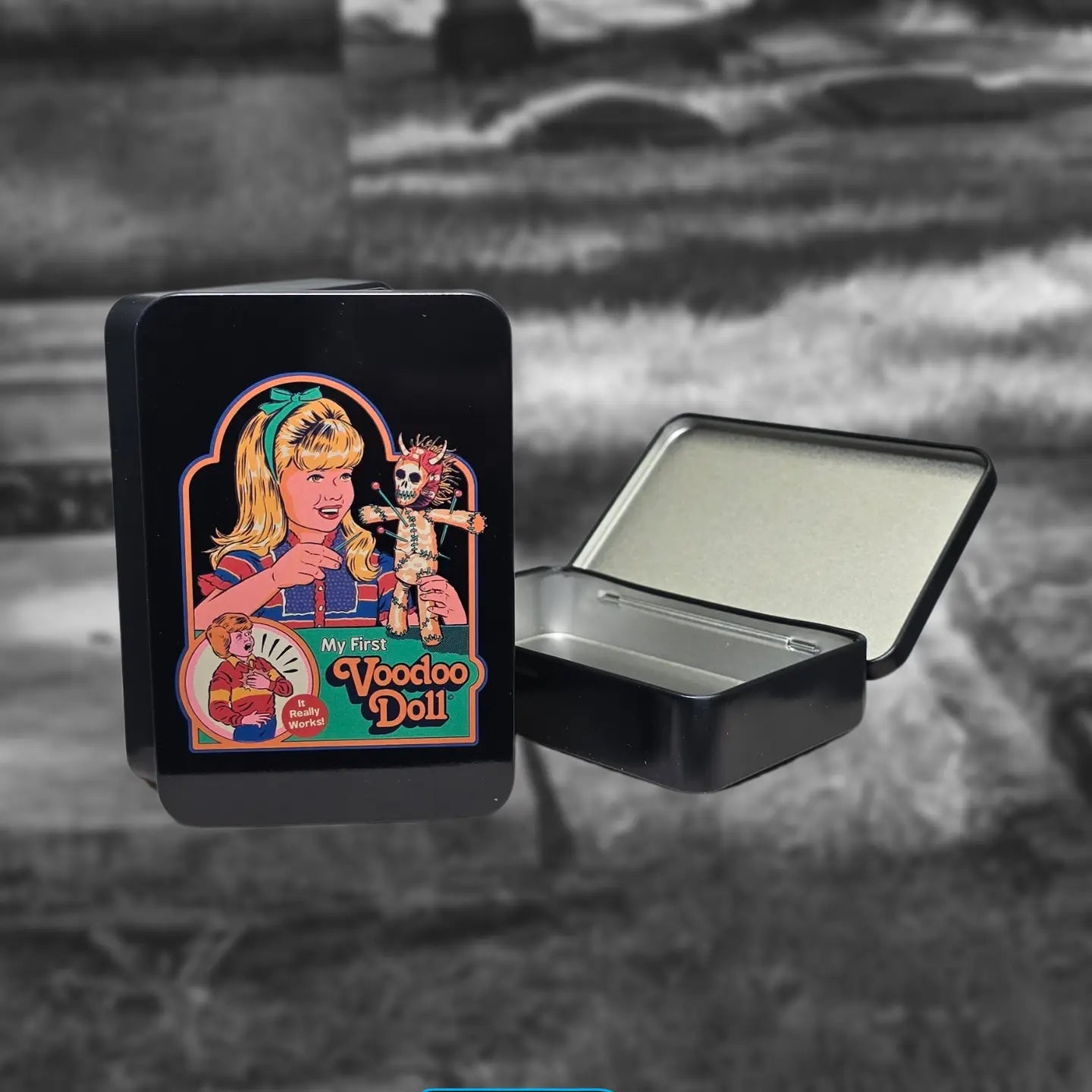 Snark Totes My First Voodoo Doll Hinged Tin