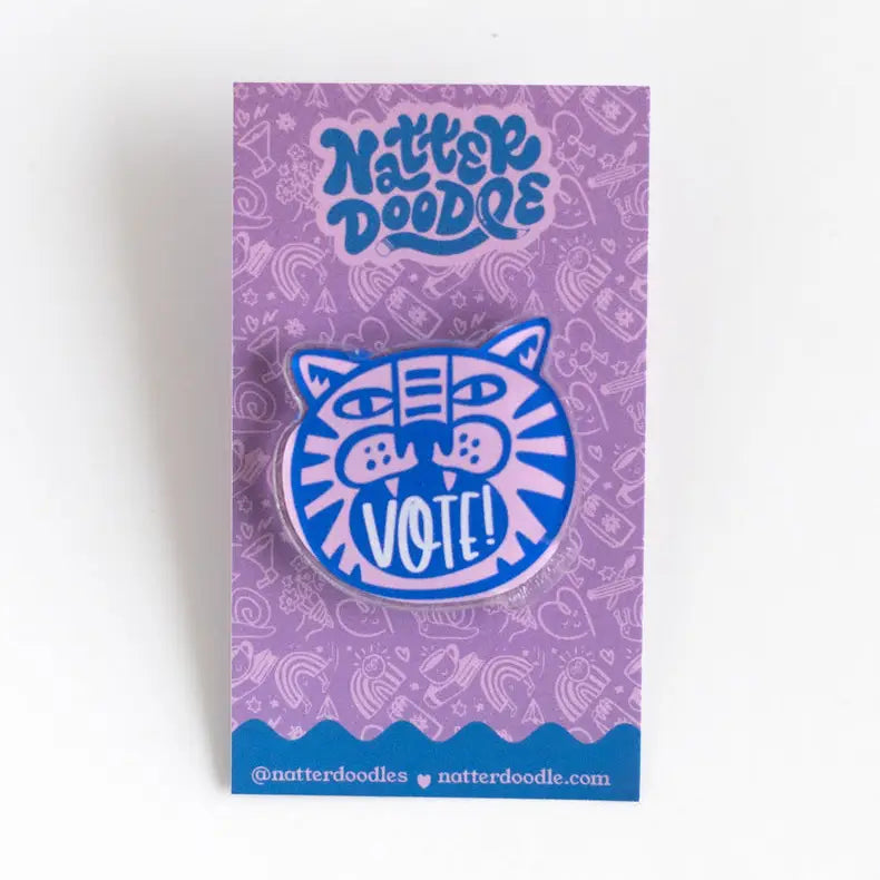 NatterDoodle Acrylic Pins