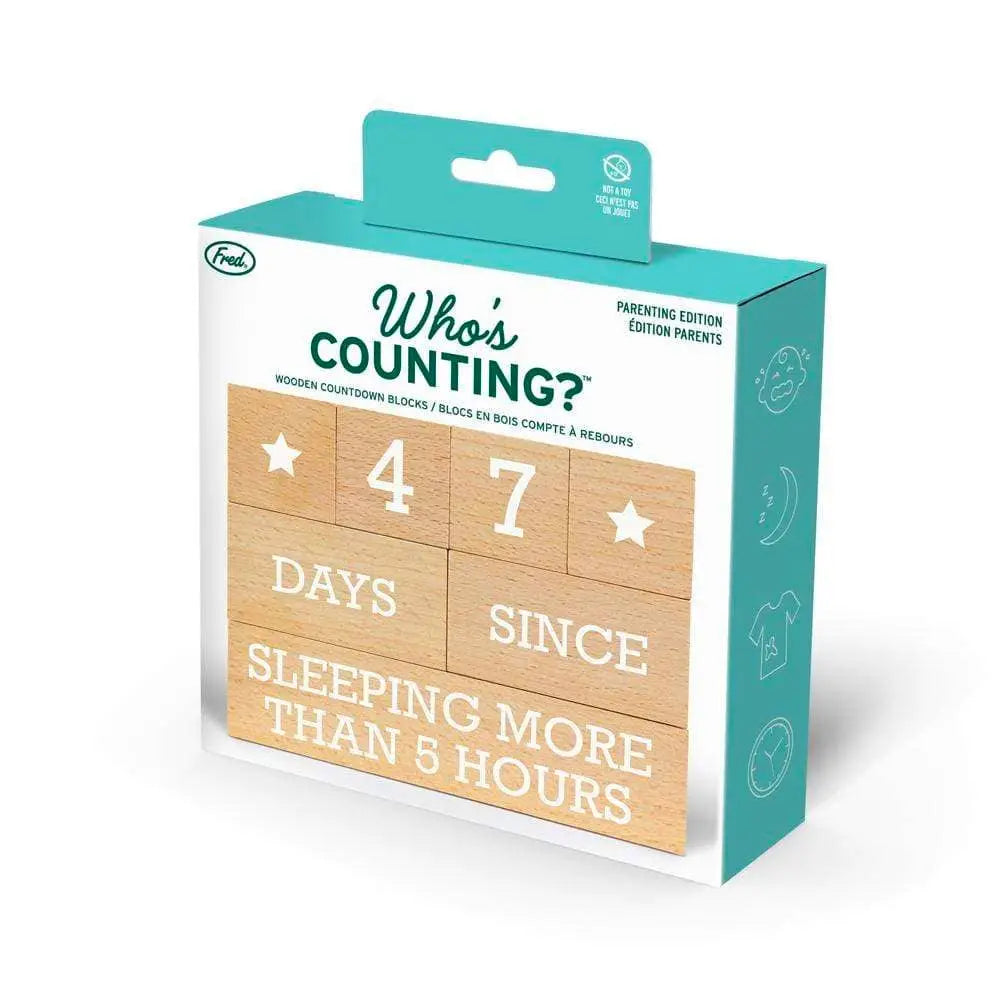 Who's Counting Parenting Countdown Blocks — ImagiKnit