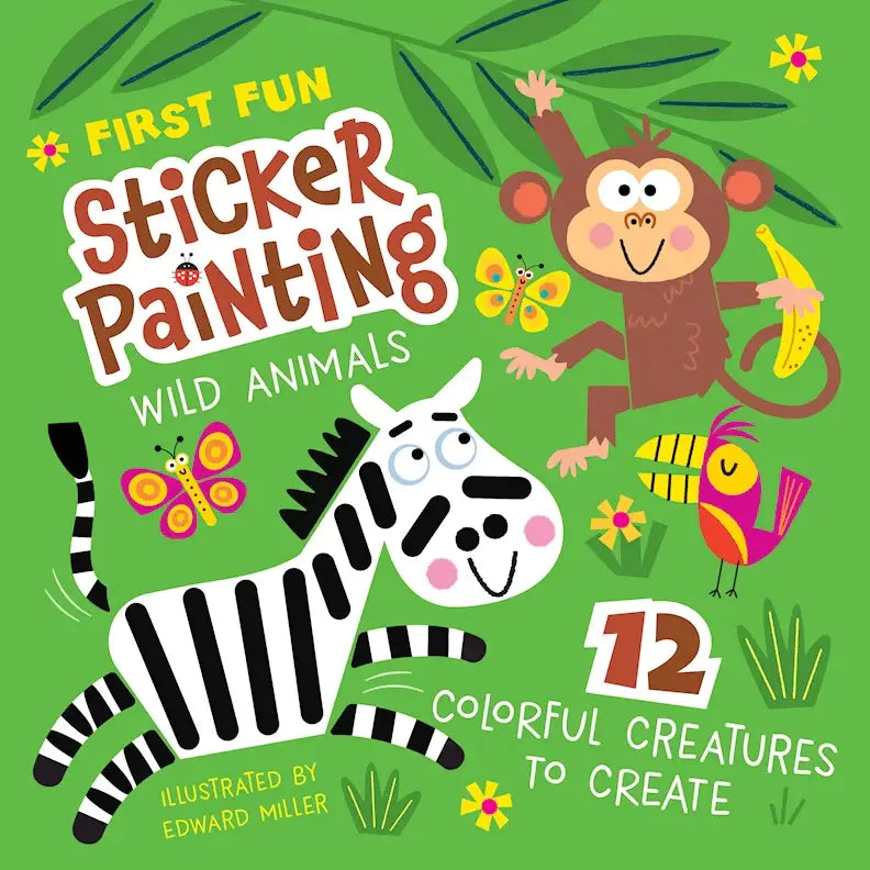 First Fun Sticker Painting Books