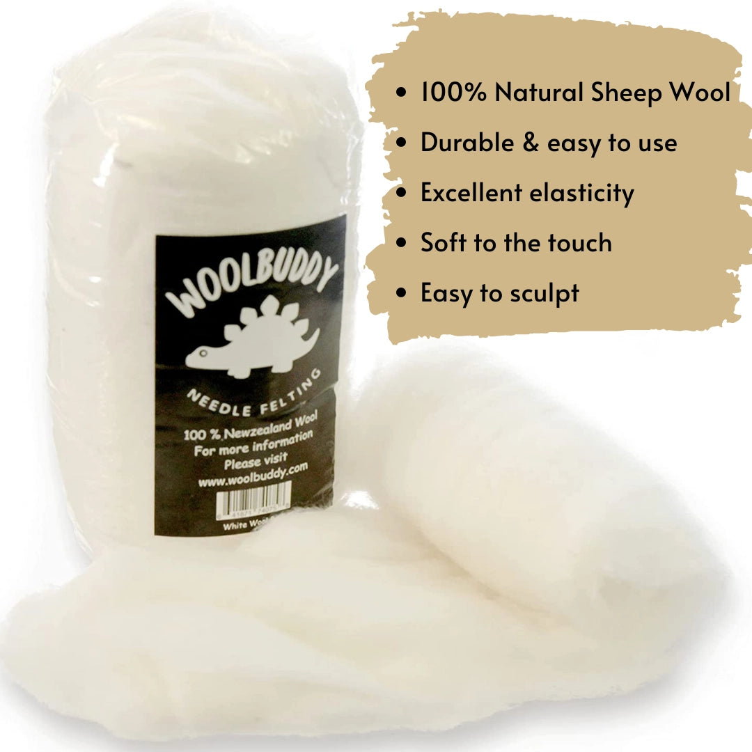 Woolbuddy White Core Wool (8 oz)