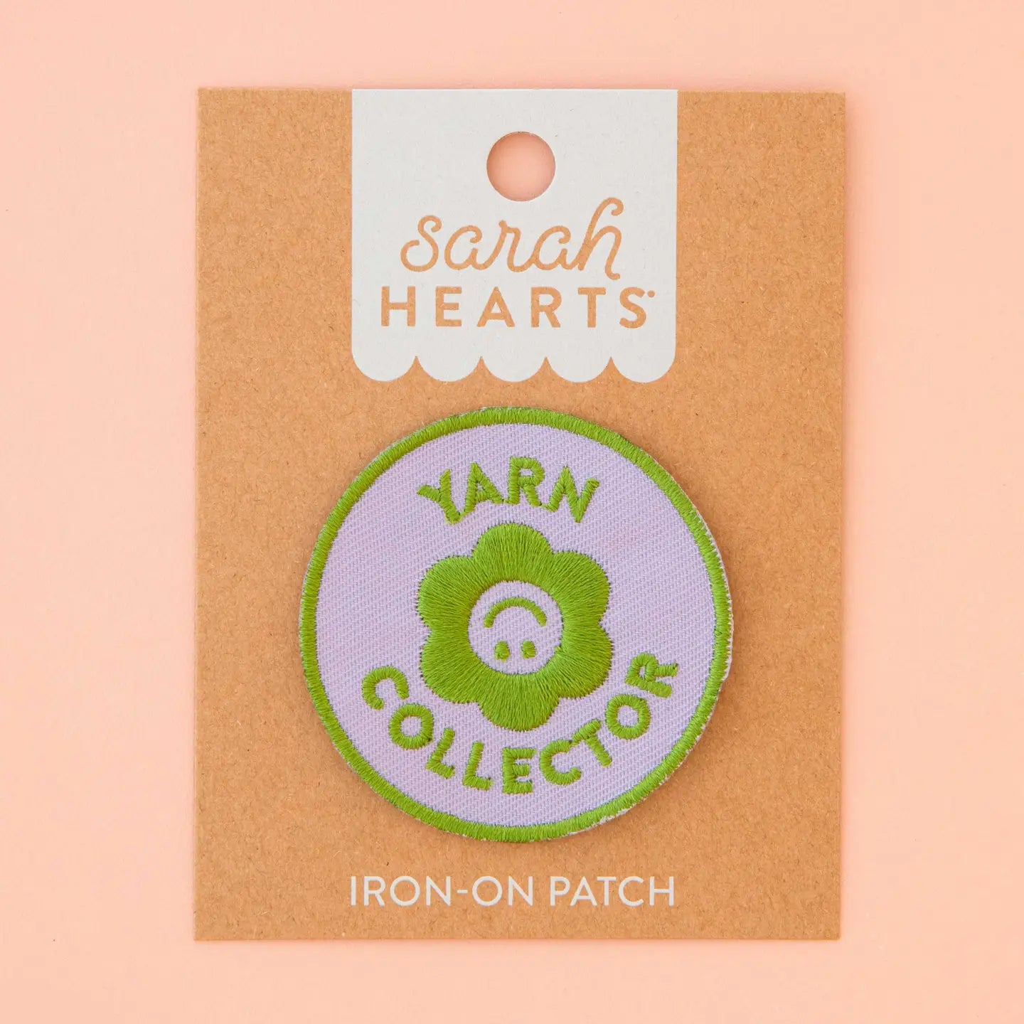 Sarah Hearts Iron-On Patch