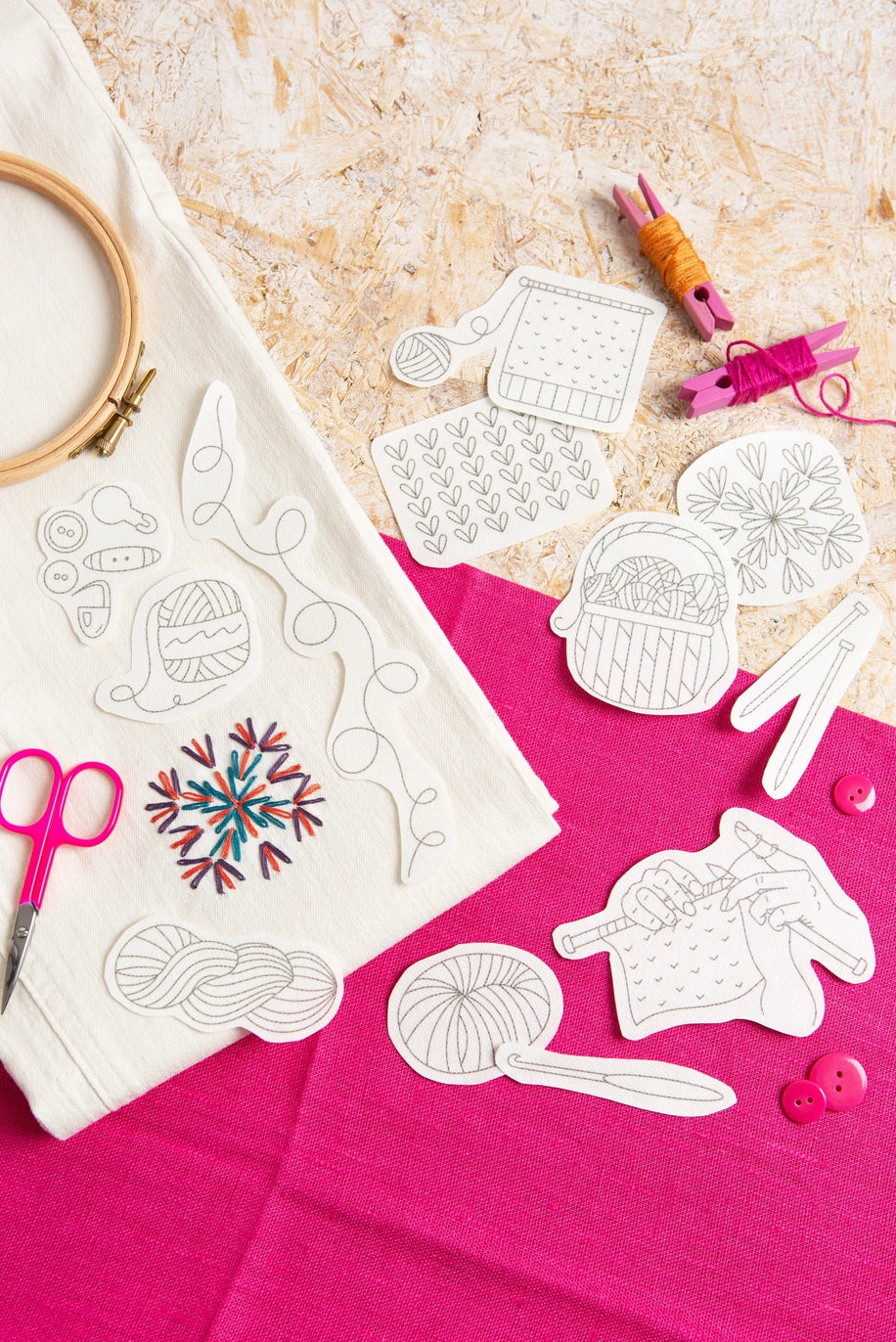 Hawthorn Handmade Stick & Stitch Embroidery Pack