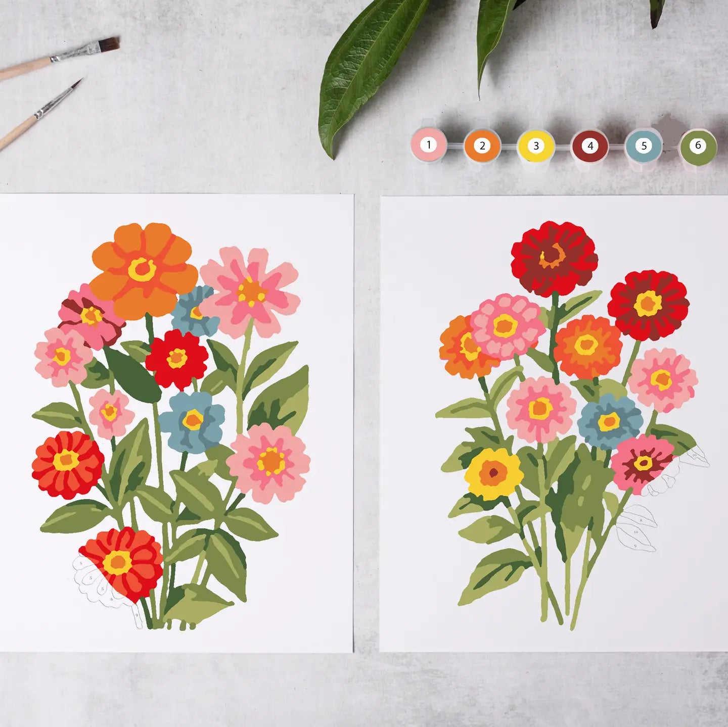Cate Paper Paint by Numbers Kits