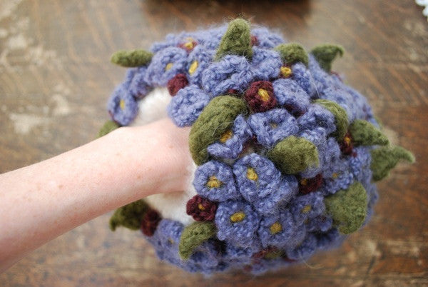 Violet Hand Puff by Tiny Owl Knits