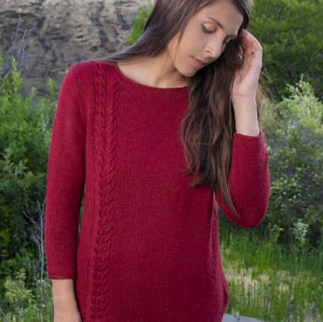 Cascading Cables Pullover PDF