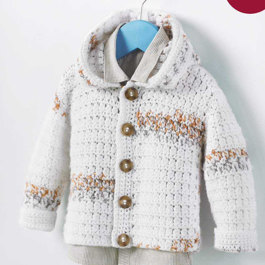 Blossom Boy's Jacket Crochet 5232 PDF