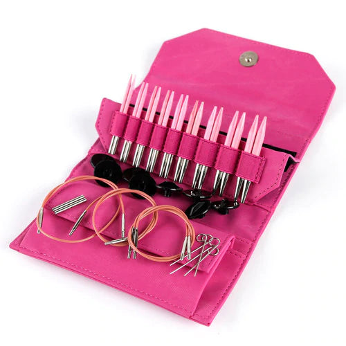 Lykke 3.5 inch Blush Pink Circular Knitting Needles Interchangeable Set