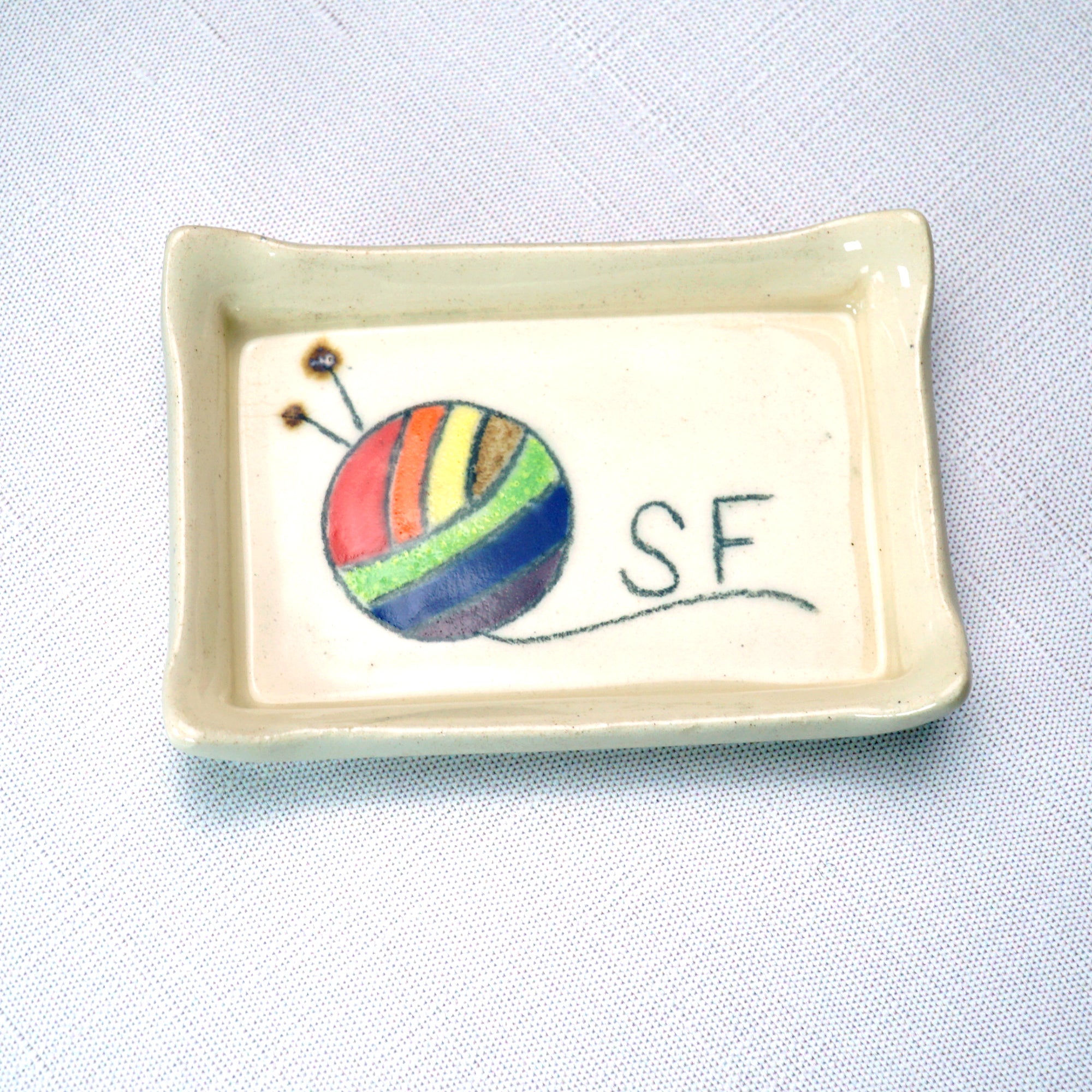 Curious Potter SF Small Trinket Tray Ring Rectangular Dish