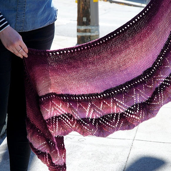 Sasha Crescent Shawl Kit