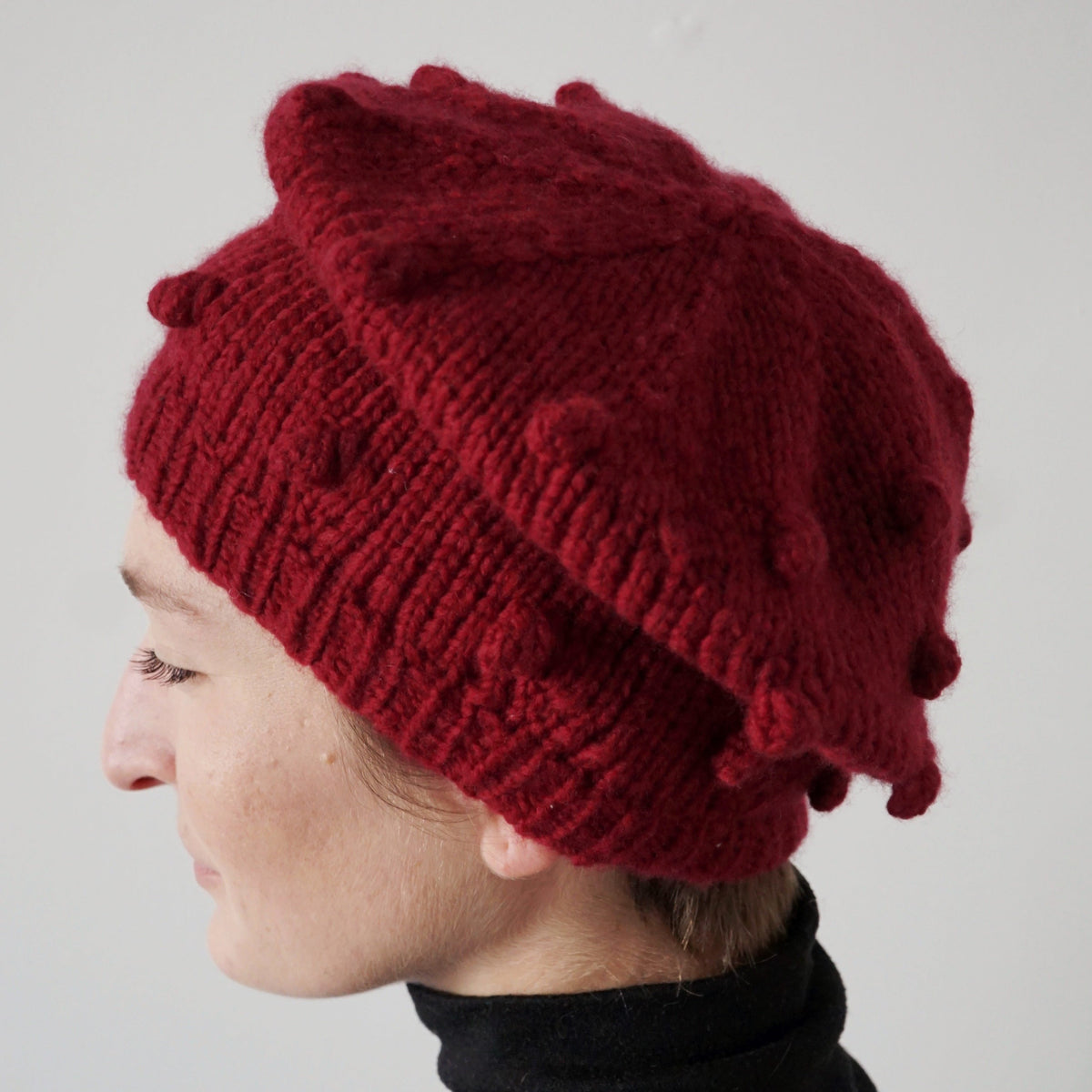 Raspberry Beret Kit — ImagiKnit