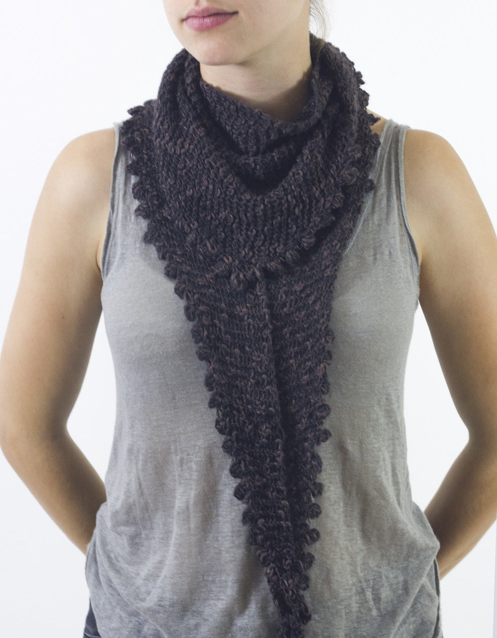 Nora Bobble Scarf by Cocoknits