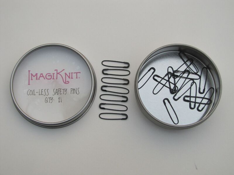 ImagiKnit Coil Less Safety Pins