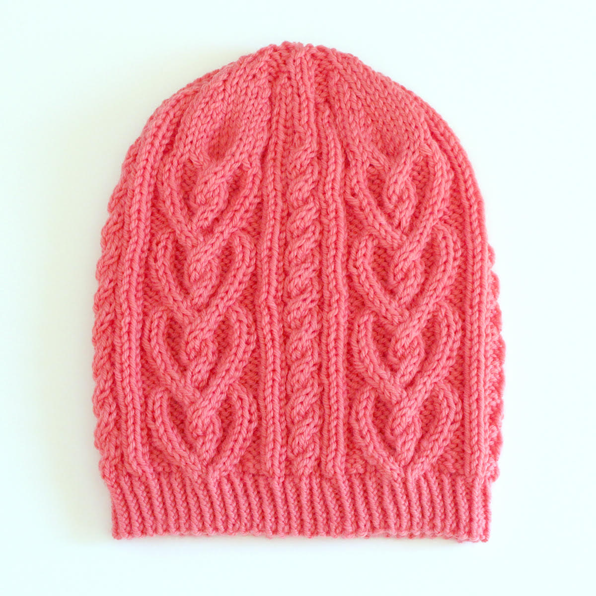 Twisted Love Heart Cable Hat PDF
