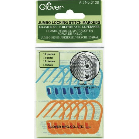 Clover 3109 Jumbo Locking Stitch Markers