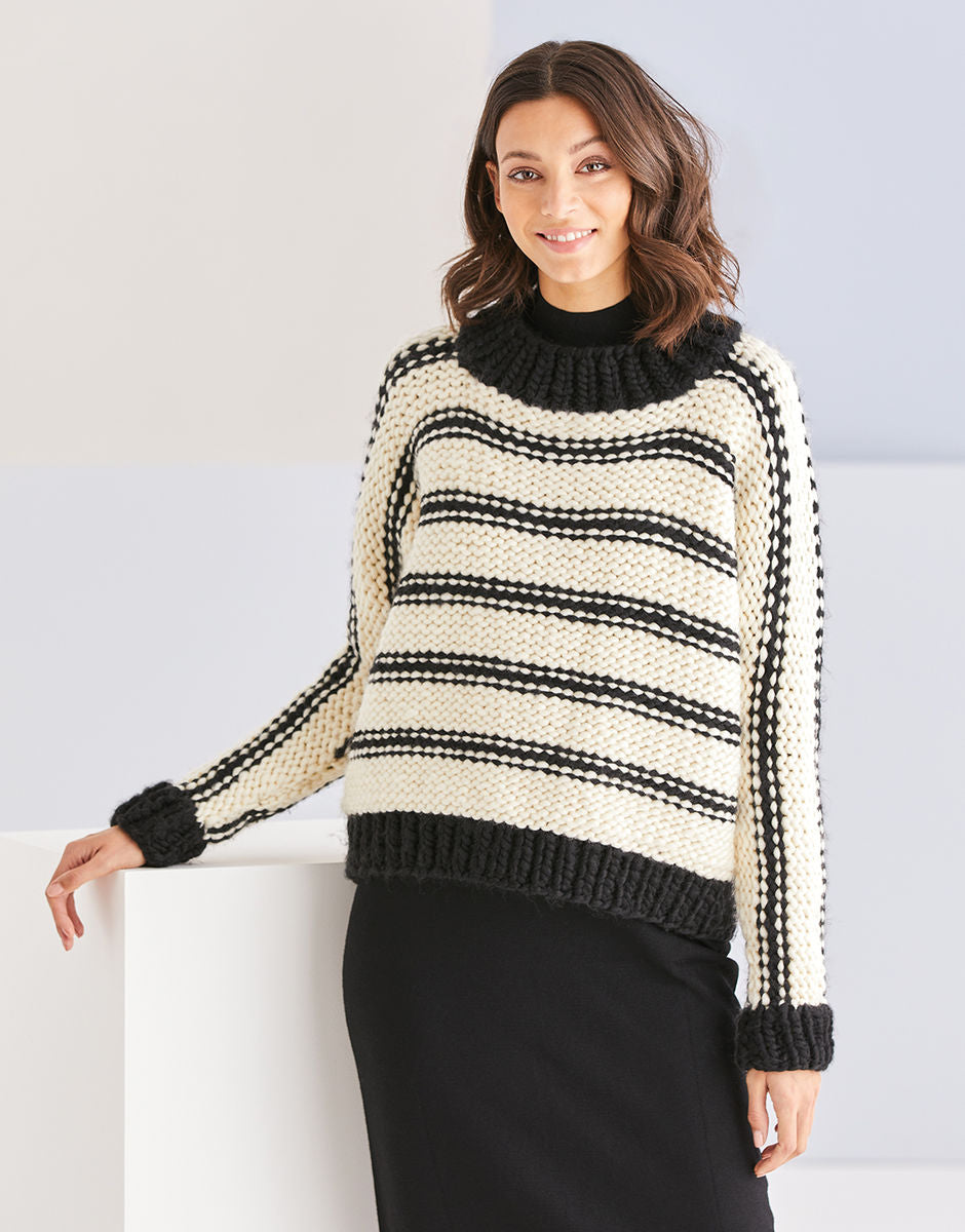 10191  Stripe  Sweater