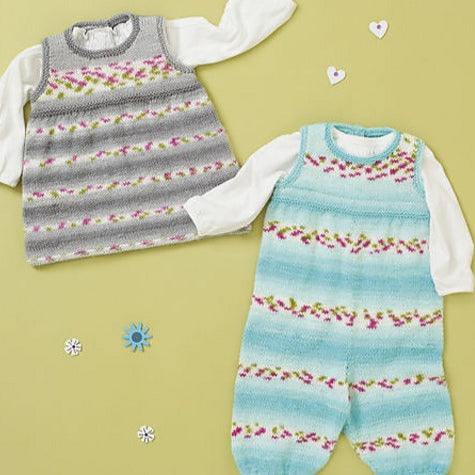 Baby Blossom DK Pinafore and Onesie PDF 4844