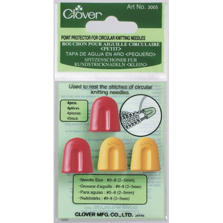 Clover 3005 Point Protectors For Circular Needles, Large