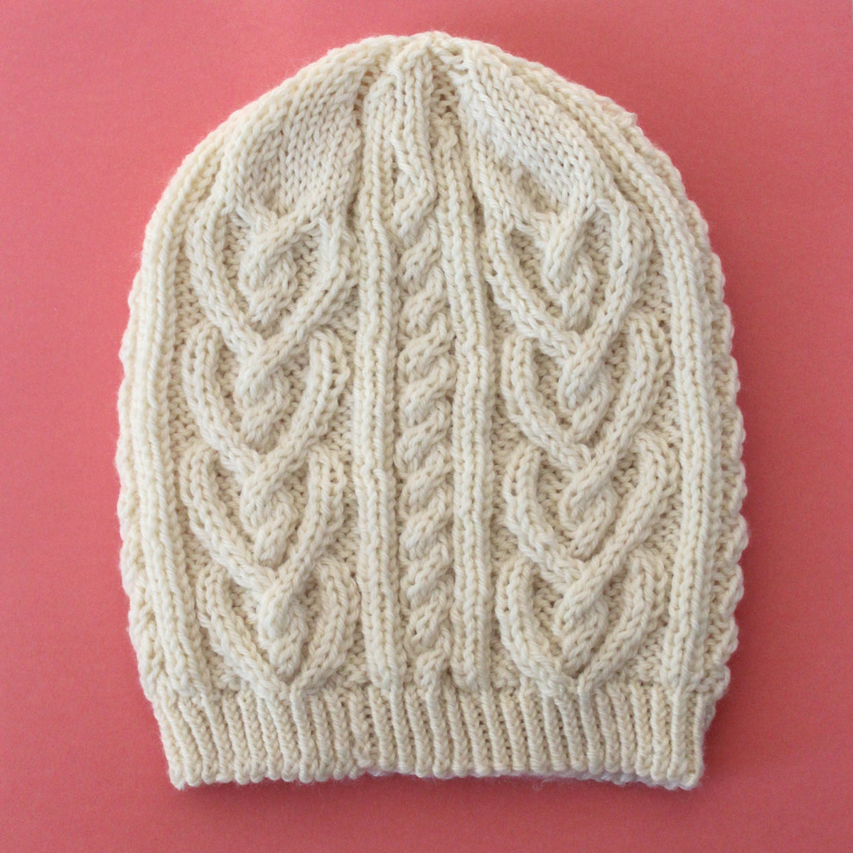 Twisted Love Heart Cable Hat Kit