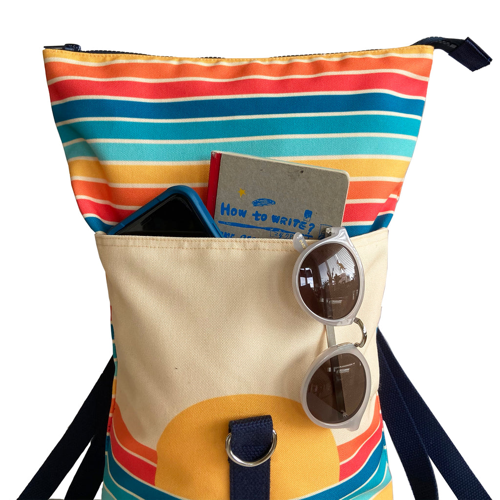 Lady Alamo: Mini Brightday Backpack, Denim Stitch
